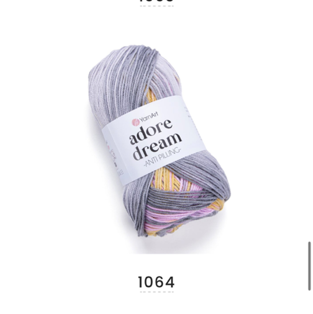 YARNART ADORE DREAMS DK 100 GRAM BALL (1064)