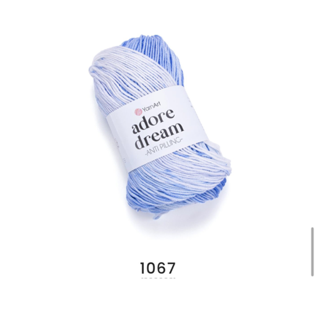 YARNART ADORE DREAMS DK 100 GRAM BALL (1067)