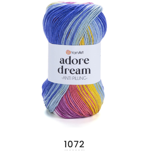 YARNART ADORE DREAMS DK 100 GRAM BALL (1072)