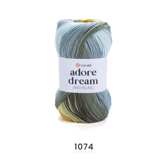 YARNART ADORE DREAMS DK 100 GRAM BALL (1074)
