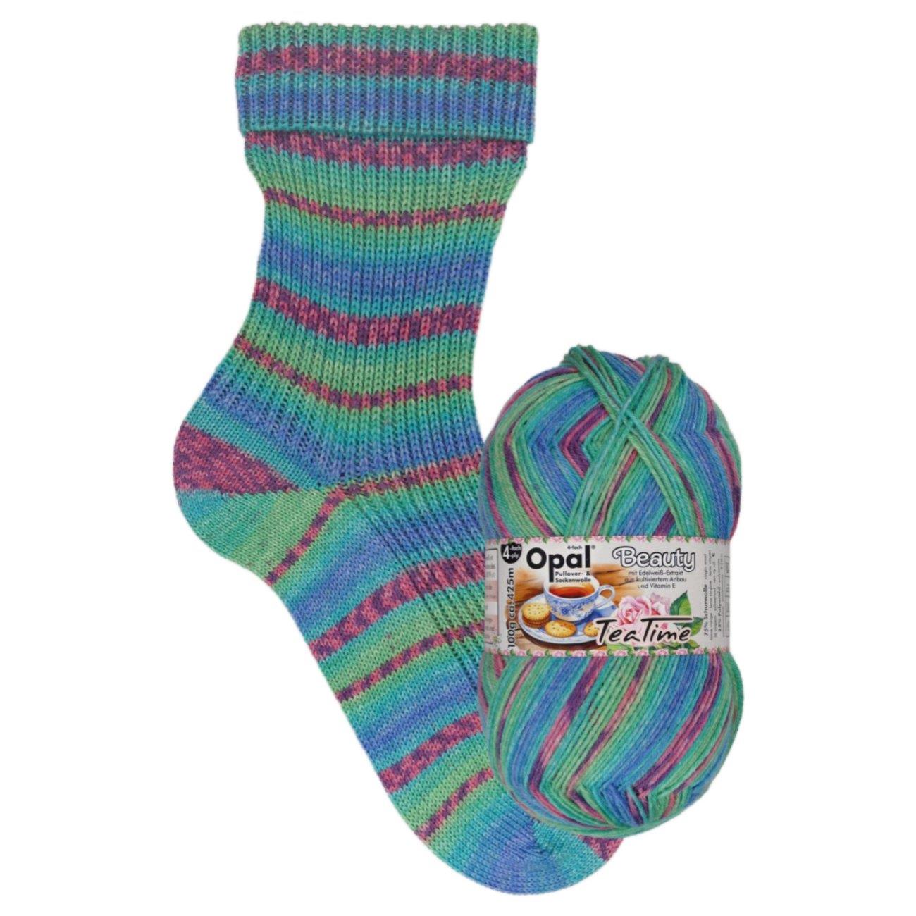 OPAL 4PLY BEAUTY - TEATIME SOCK WOOL 100 GRAM BALL (11511) ENVIRONMENT