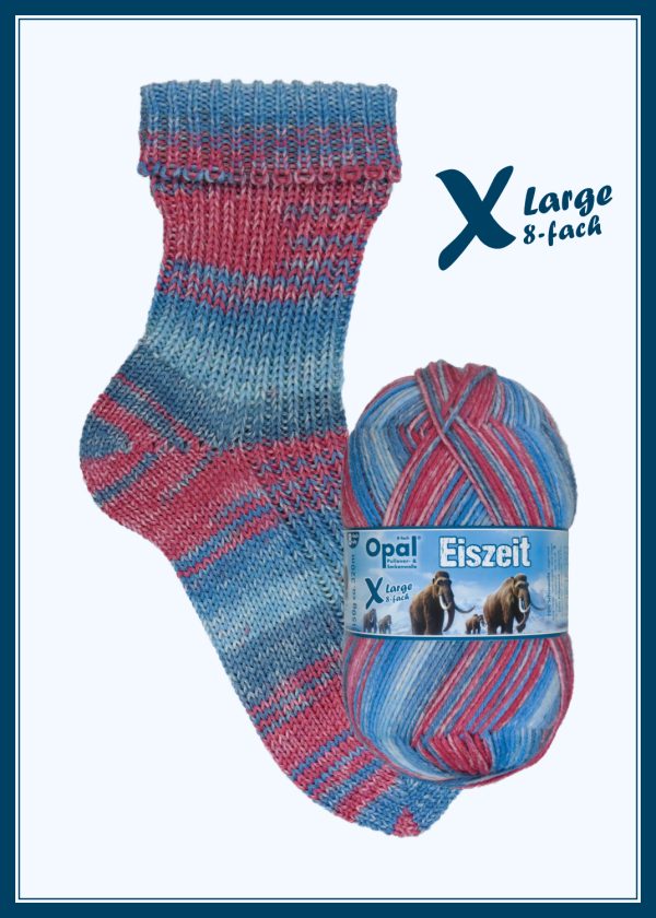 OPAL 8PLY SOCK WOOL 150 GRAM BALL EISZEIT (11575)