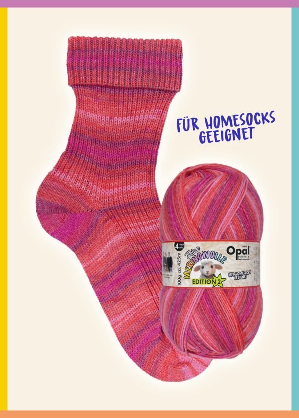 OPAL 4PLY SOCK WOOL 100 GRAM BALL MERINO WOOL EDITION 2 (11631)