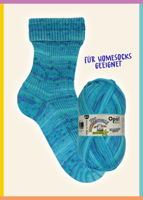 OPAL 4PLY SOCK WOOL 100 GRAM BALL MERINO WOOL EDITION 2 (11633)