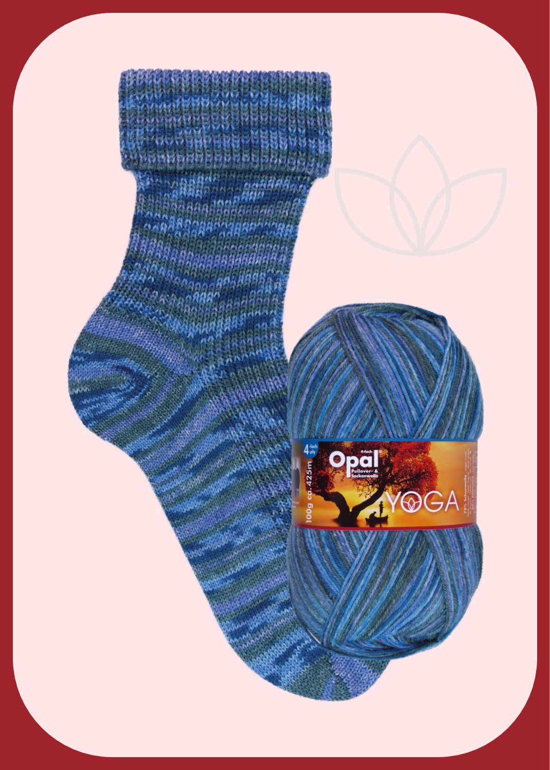 OPAL 4PLY SOCK WOOL 100 GRAM BALL YOGA (11667)
