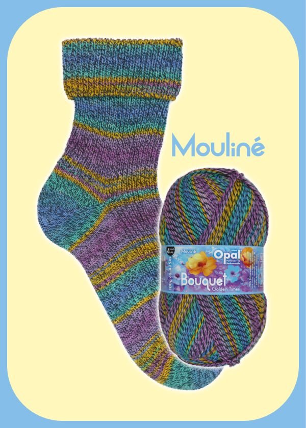OPAL 4PLY SOCK WOOL 100 GRAM BALL BOUQUET (11685)