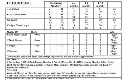 UKHKA122 KNITTING PATTERN