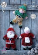 NEW OUT KING COLE TINSEL CHUNKY CHRISTMAS PATTERN 9029