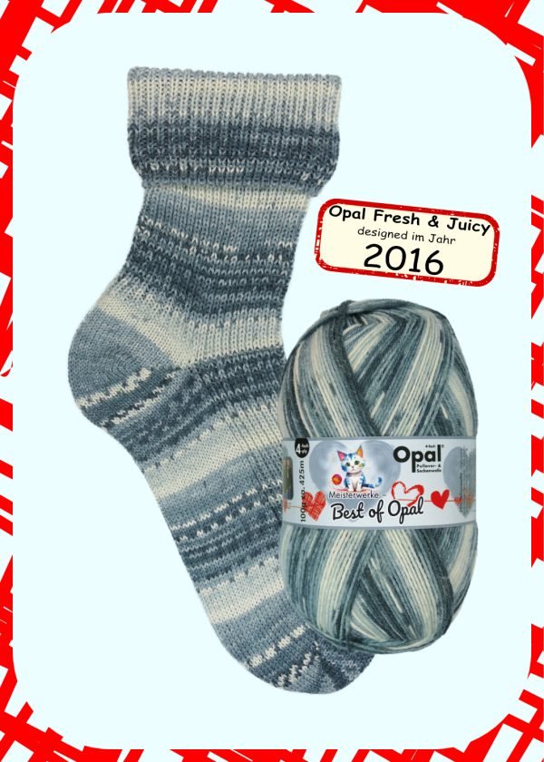 OPAL 4PLY SOCK WOOL 100 GRAM BALL BEST OF OPAL (9366)