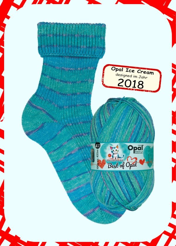 OPAL 4PLY SOCK WOOL 100 GRAM BALL BEST OF OPAL (9694)