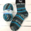 OPAL 4PLY SOCK WOOL 100 GRAM BALL CRAZY WATERS (11311)RAPIDS RODEO