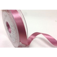 BERTIE BOWS DOUBLE FACED SATIN RIBBON 7MM DUSKY PINK