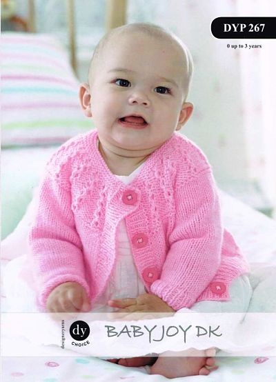 DY BABIES CARDIGAN AND BLANKET KNITTING PATTERN DYP267