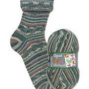 NEW OUT OPAL 4PLY SOCK WOOL 100 GRAM BALL BUTTERFLY NOCTURNAL DESCENT (9657)