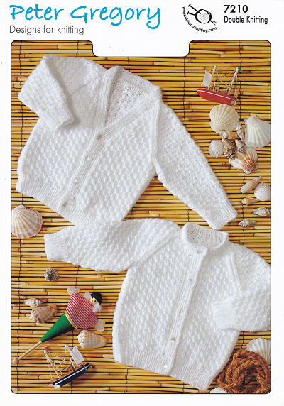 PETER GREGORY BABIES DOUBLE KNIT KNITTING PATTERN (PG7210)