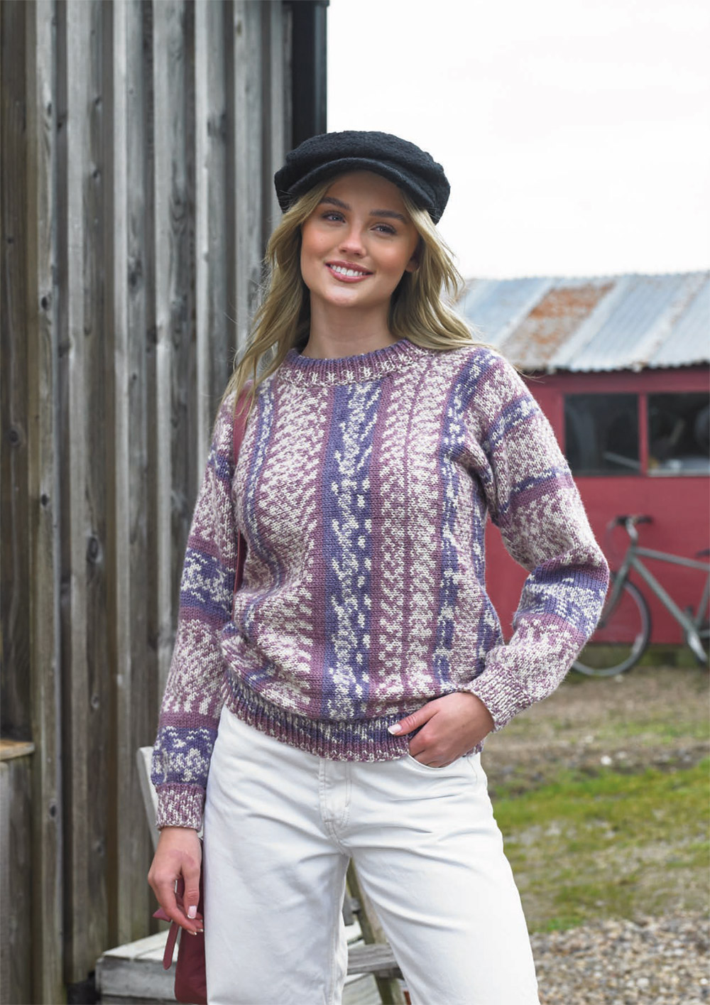 JAMES C BRETT ARAN KNITTING PATTERN JB914
