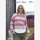 JAMES BRETT LADIES ARAN KNITTING PATTERN JB916