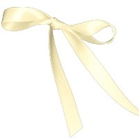 BERTIE BOWS DOUBLE FACED SATIN RIBBON 7MM IVORY